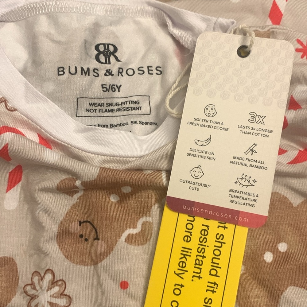 Bums & Roses Two- Piece Pajama Set - Picture 5 of 5